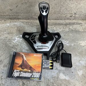 Logitech Freedom WingMan Cordless Joystick + Flight Sim 2000
